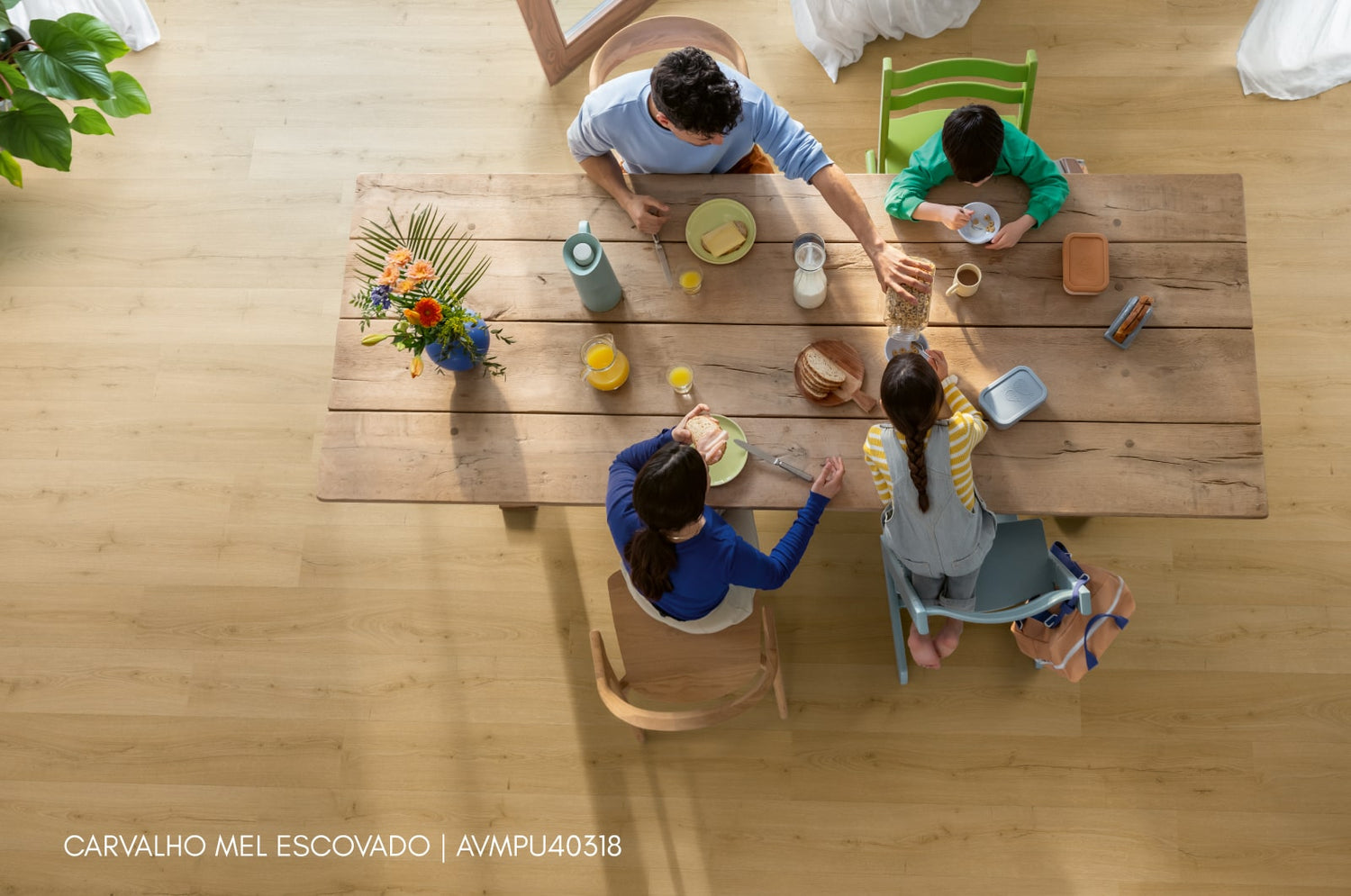 Escolha o pavimento perfeito para a sua sala de jantar