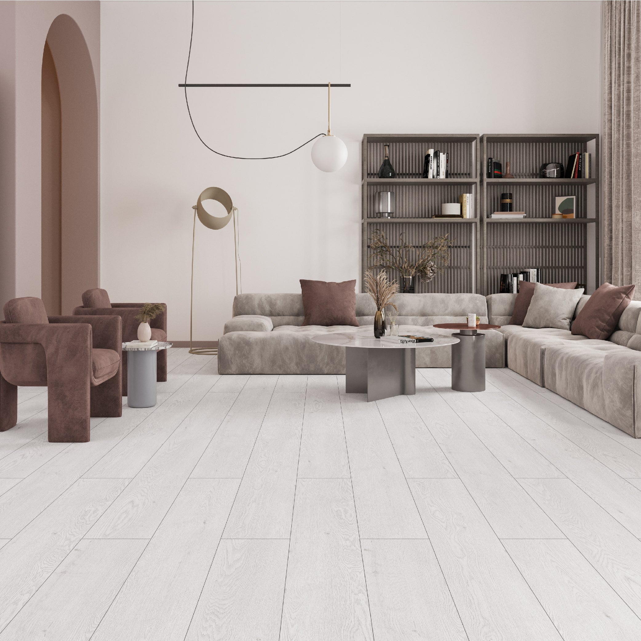 Pavimento Laminado Stepclick 8MM Carvalho Edison Biselado