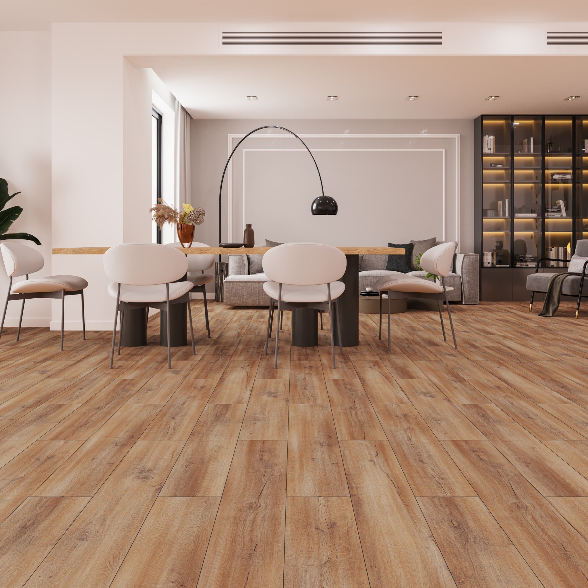 Pavimento Laminado Stepclick 8MM Carvalho Gordon Biselado